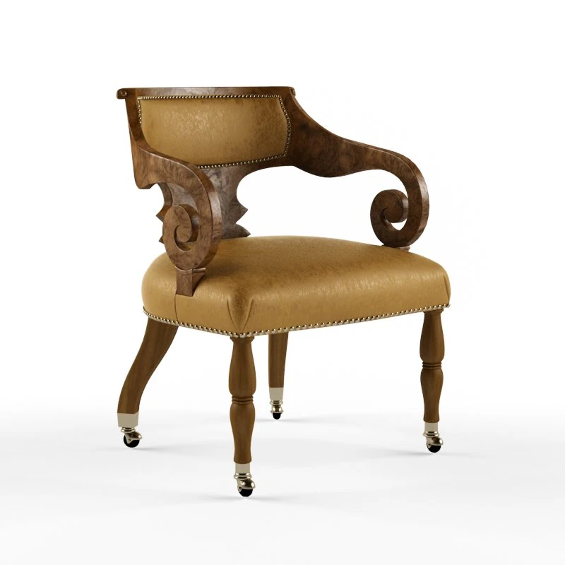 century furniture chair 3D Model .c4d .max .obj .3ds .fbx .stl .blend