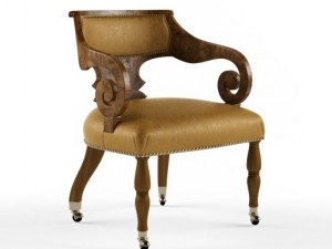 century furniture chair Modelo 3D