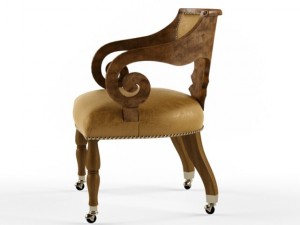 century furniture chair 3D मॉडल
