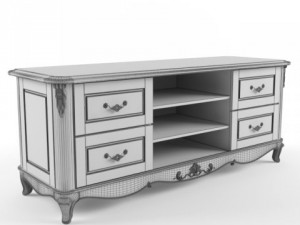 fiore bianco 3D Model