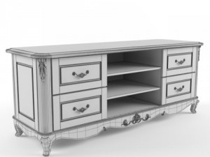 fiore bianco 3D Model