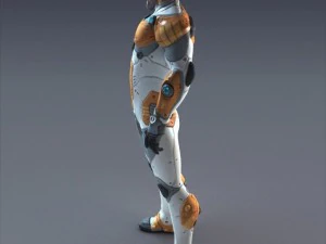 scifi male  rigged 3D Model