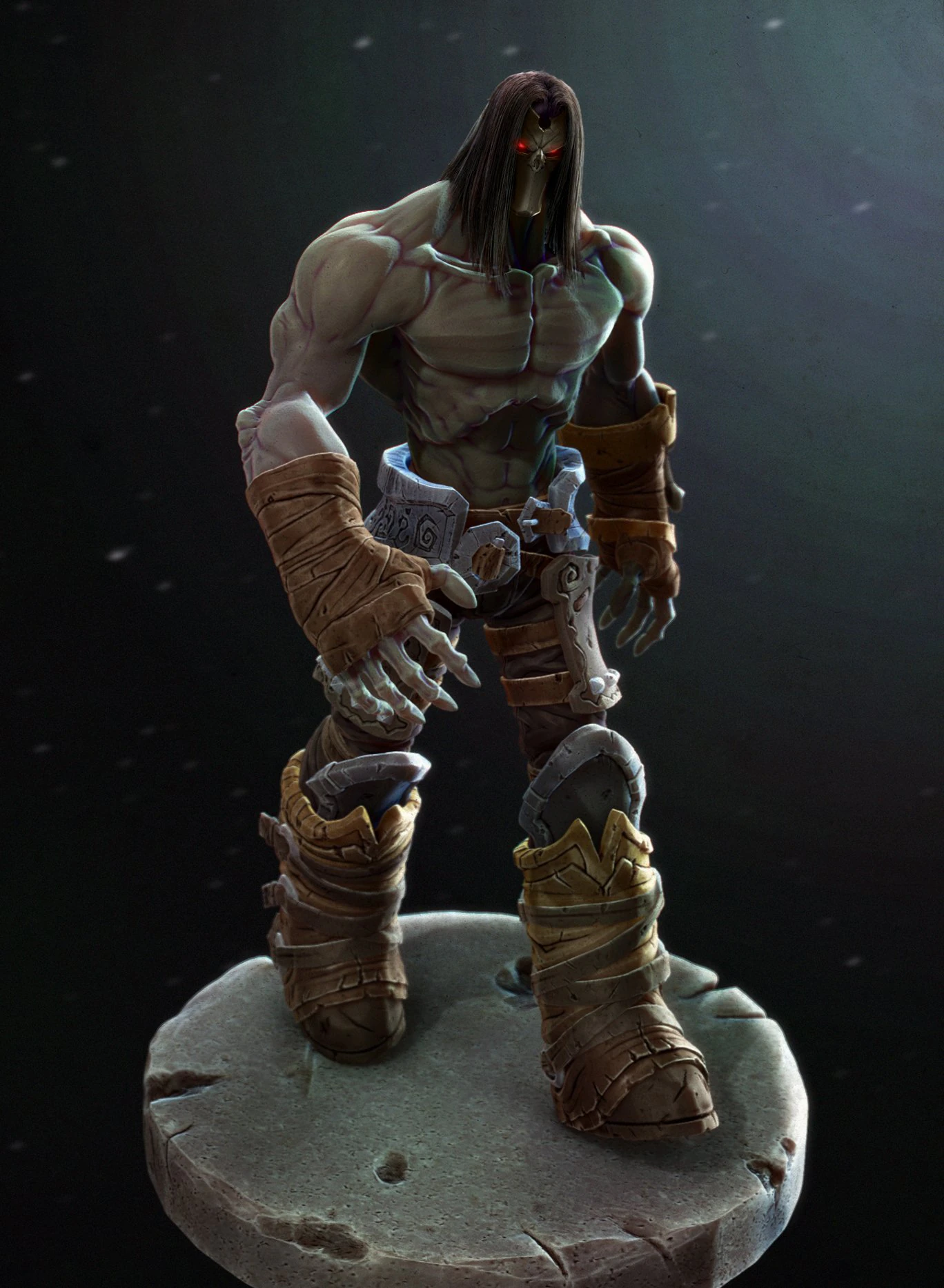 death  darksiders 2 3D Model .c4d .max .obj .3ds .fbx .stl .blend 