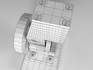 compressed air engine Modelo 3D