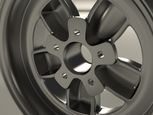 american racing classic 200s 16 inch rim 3D Модель
