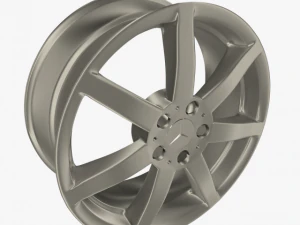 Mercedes Benz 7 Speichen 18 Zoll Felge 3D Modell