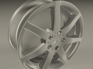 mercedes benz 7 spoke 18 inch rim Modèle 3D