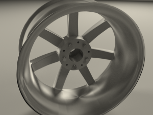 mercedes benz 7 spoke 18 inch rim Modèle 3D