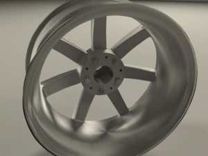 mercedes benz 7 spoke 18 inch rim 3D Model