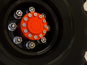 tractor and offroad truck tire 3D Model