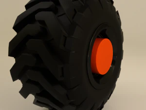 tractor and offroad truck tire 3D Model
