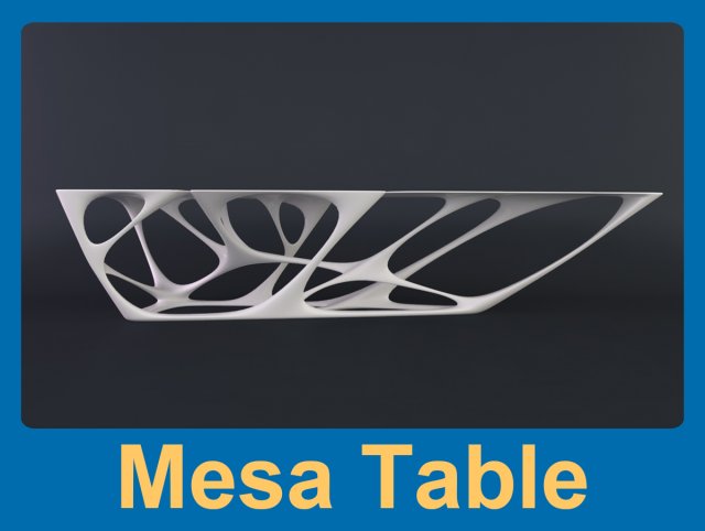 mesa table 3D Модель .c4d .max .obj .3ds .fbx .stl .blend 