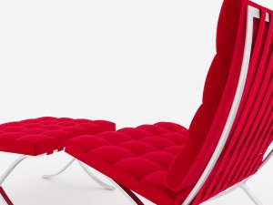 barcelona chair 3D 模型