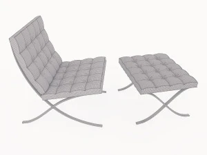barcelona chair 3D Model