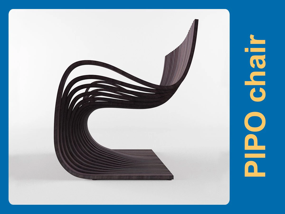 pipo chair 3D Model .c4d .max .obj .3ds .fbx .stl .blend