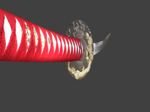 katana Modelo 3D