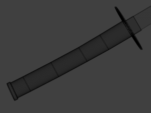katana Modelo 3D