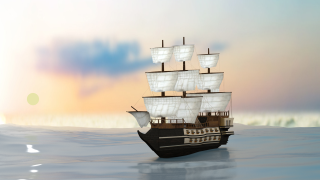 ship Model 3D .c4d .max .obj .3ds .fbx .stl .blend 