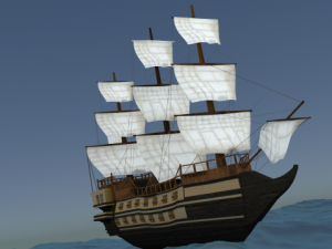 ship Model 3D