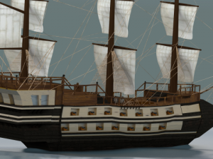 ship Model 3D