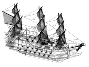 ship Model 3D