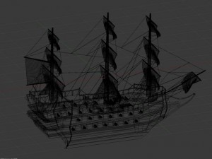 ship Model 3D