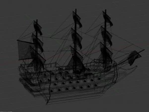 Schiff 3D Modell