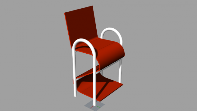 chair 3Dモデル .c4d .max .obj .3ds .fbx .stl .blend 