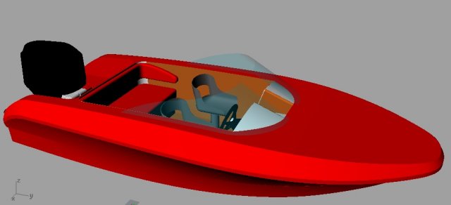 powerboatneptun 3D Model .c4d .max .obj .3ds .fbx .stl .blend 