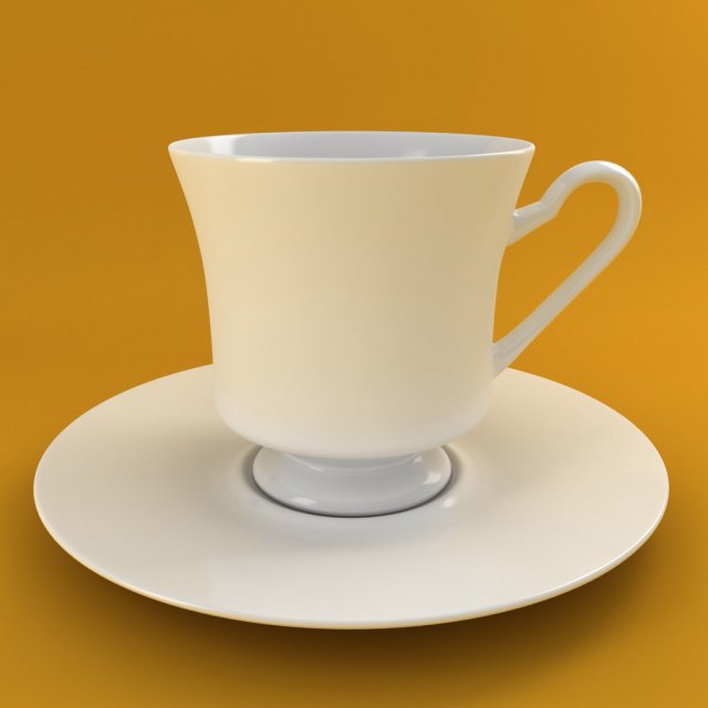 coffee tea cup 001 3D 모델 .c4d .max .obj .3ds .fbx .stl .blend 