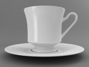 coffee tea cup 001 3D 모델