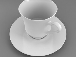 coffee tea cup 001 3D 모델