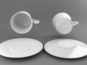 coffee tea cup 001 3D 모델