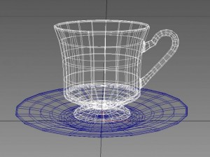 coffee tea cup 001 3D 모델