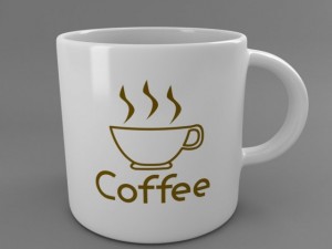 coffee tea cup 002 3Dモデル