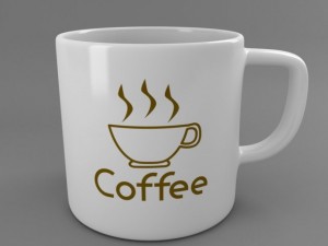 coffee tea cup 002 3Dモデル