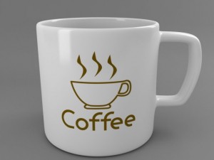 coffee tea cup 002 3Dモデル