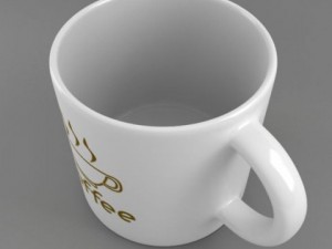 coffee tea cup 002 3Dモデル