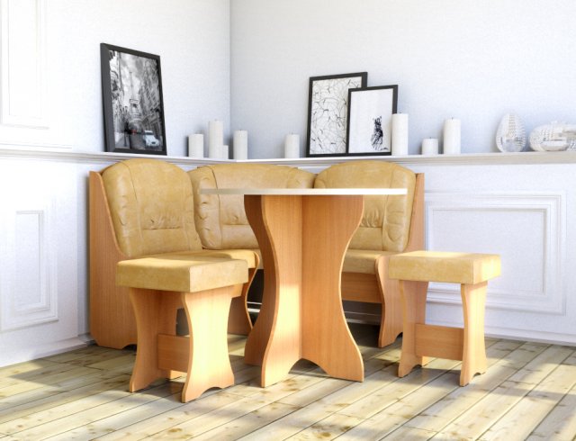 kitchen area 8 Model 3D .c4d .max .obj .3ds .fbx .stl .blend 