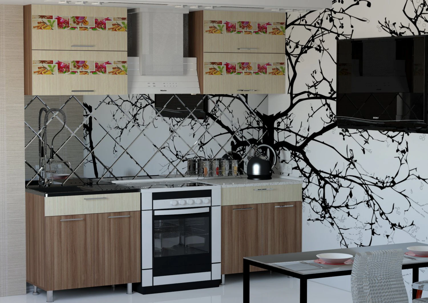 kitchen set 6 fruit 3D Model .c4d .max .obj .3ds .fbx .stl .blend
