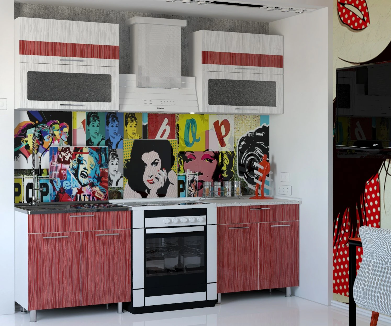 conjunto de cozinha 6 Modelo 3D .c4d .max .obj .3ds .fbx .stl .blend 