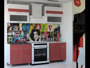 주방 세트 6 3D 모델