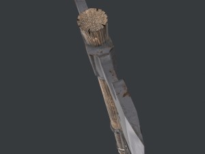 barbarian axe 3D मॉडल