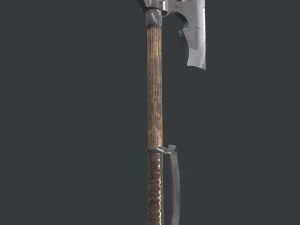 barbarian axe 3D Model