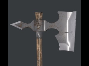 barbarian axe 3D मॉडल