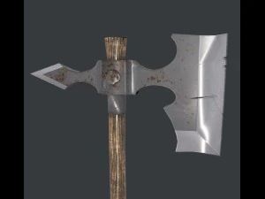 barbarian axe 3D Model