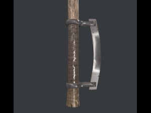 barbarian axe 3D मॉडल