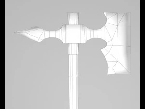 barbarian axe 3D Model