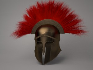 greek helmet 3D Model