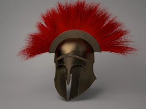 ギリシャのヘルメット 3Dモデル